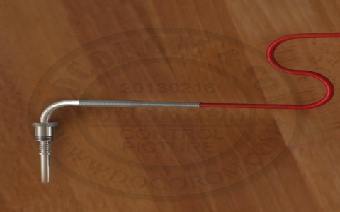 變頭卡箍螺紋型熱電阻溫度傳感器PT100